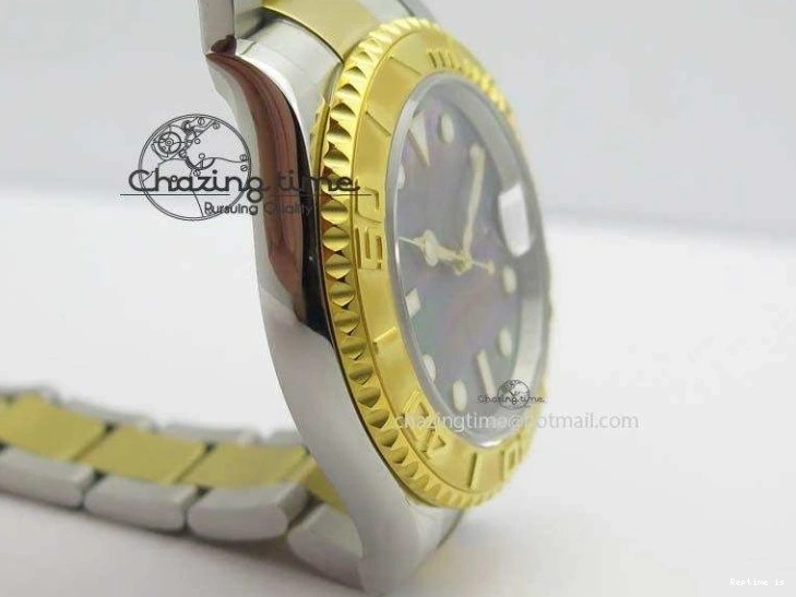 1227 MultiPurpose Yacht-Master 116622 JF Best Edition SS YG Gray MOP Dial On Bracelet A 3863